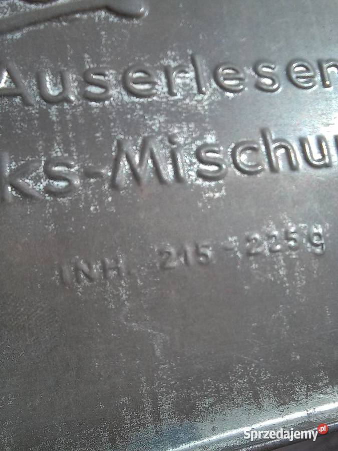 Stara puszka niemiecka herbatnikach Weeser mazowieckie Piastów