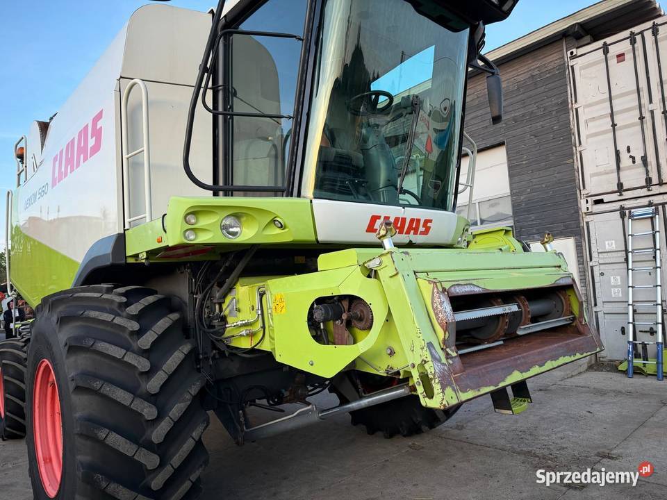 Kombajn zbożowy Claas Lexion 560 heder V750 nieuszkodzony dolnośląskie Nowa Ruda