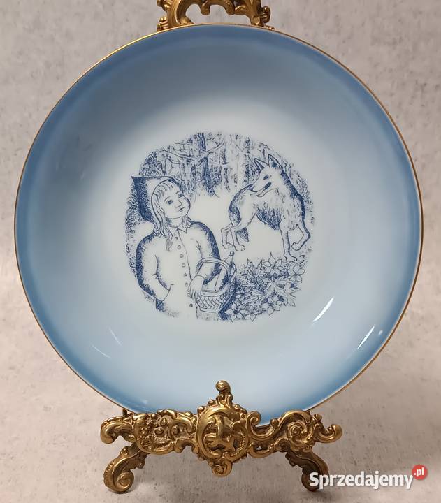 BING GRONDAHL B G LUCIA 1975 Trio śniadaniowe Porcelana i szkło Dobrzany
