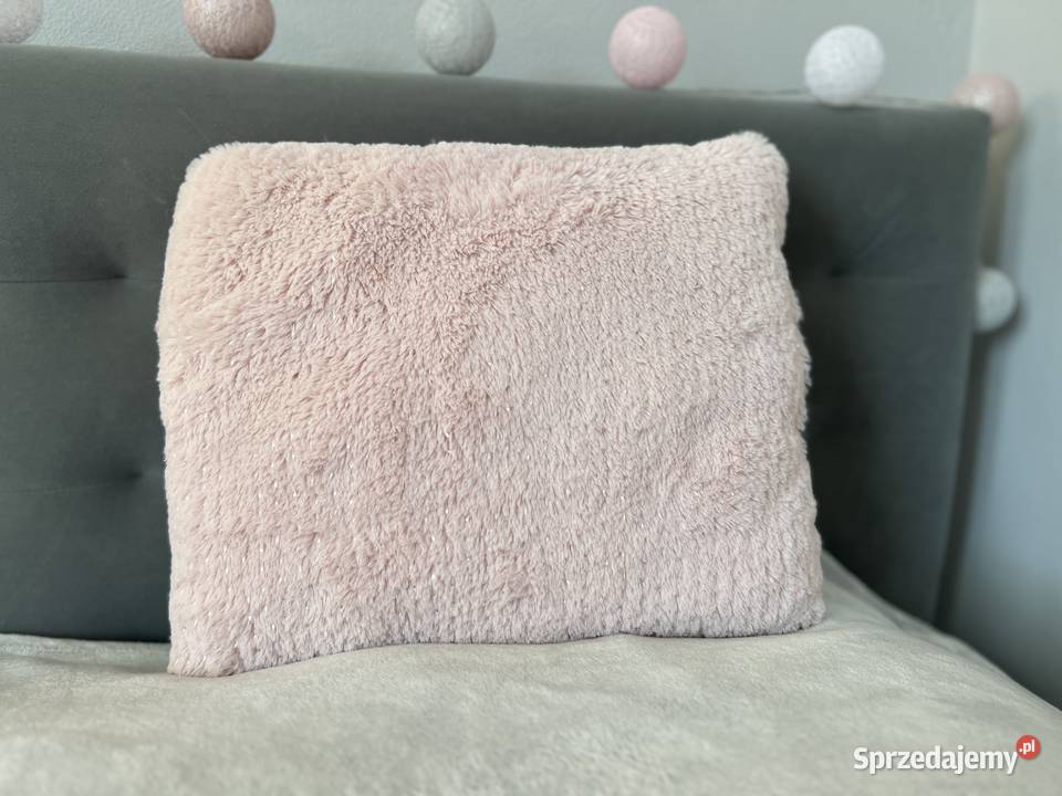 Poduszka ozdobna pudrowo różowa HIT podkarpackie Jasło