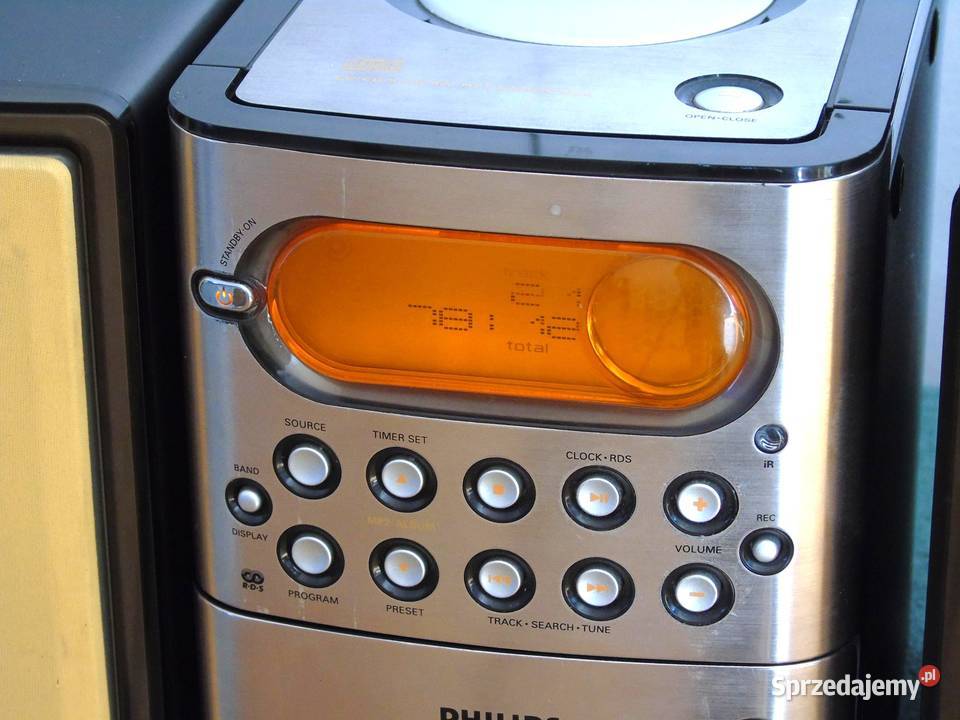 Sprawna wieża Philips MCM250 pilot kolumny Jasło