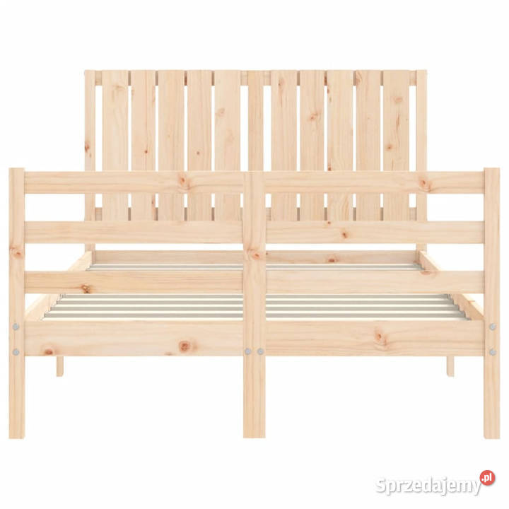 Rama łóżka z wezgłowiem lite drewno 120x200 mazowieckie Warszawa sprzedam