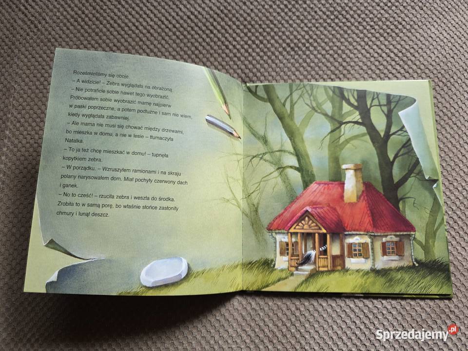 O zebrze która chciała być w kwiatki Książki dla dzieci Kraków
