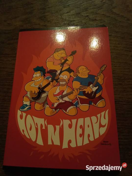 Simpsons zeszyt w linie hot n heavy