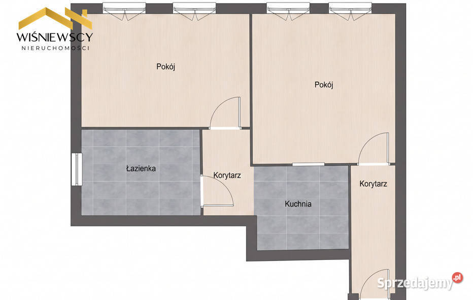 Nowy Dwór Gdański 2 pokoje na parterze