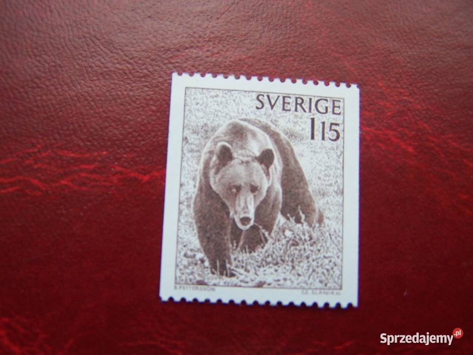 Szwecja 1978 MNH Mi 1021 Fauna Niedźwiedź Tychy