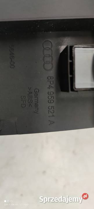 PANEL PRZEŁĄCZNIK SZYB AUDI A3 8P 8P4959521A Przystajń
