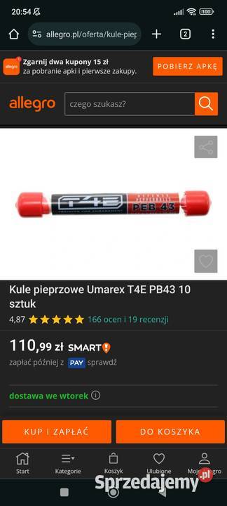 Pistolet CO2 RAM Combat SmithWesson MP9 M20 T4E Sporty strzeleckie i myślistwo Darłowo