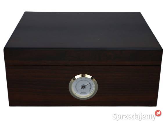 Ciemny Humidor z Drewna Cedrowego Profesjonalne śląskie Ostrowy nad Okszą