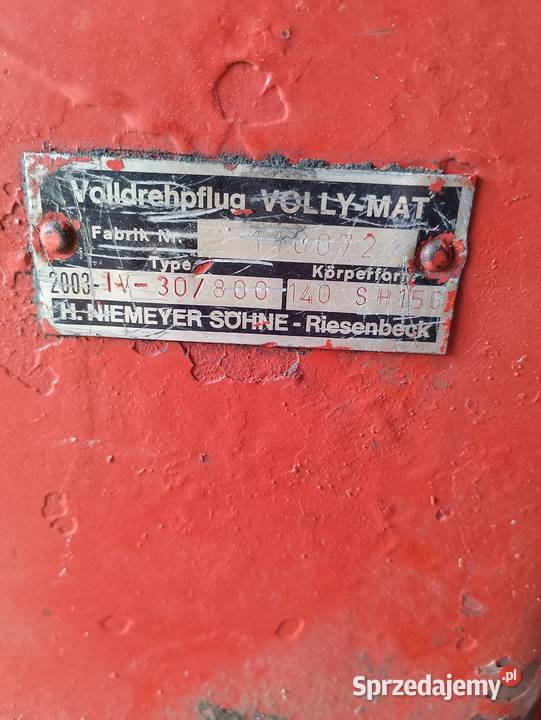 Pług obrotowy Niemeyer