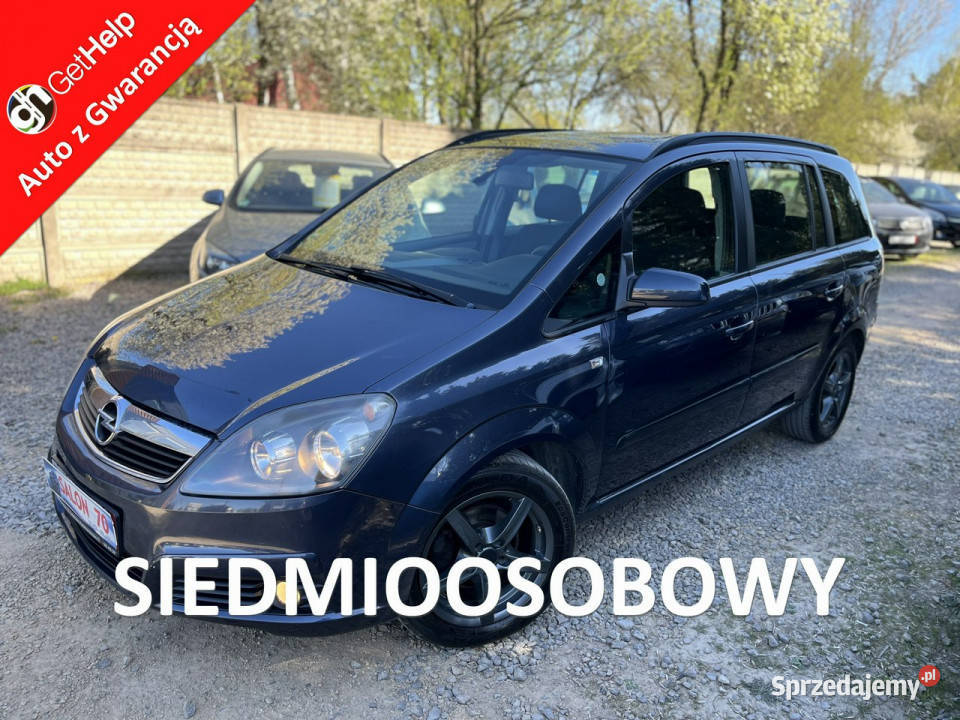 Opel Zafira 18 7osób Klima Tempomat el szyby Bez czujnik deszczu Częstochowa