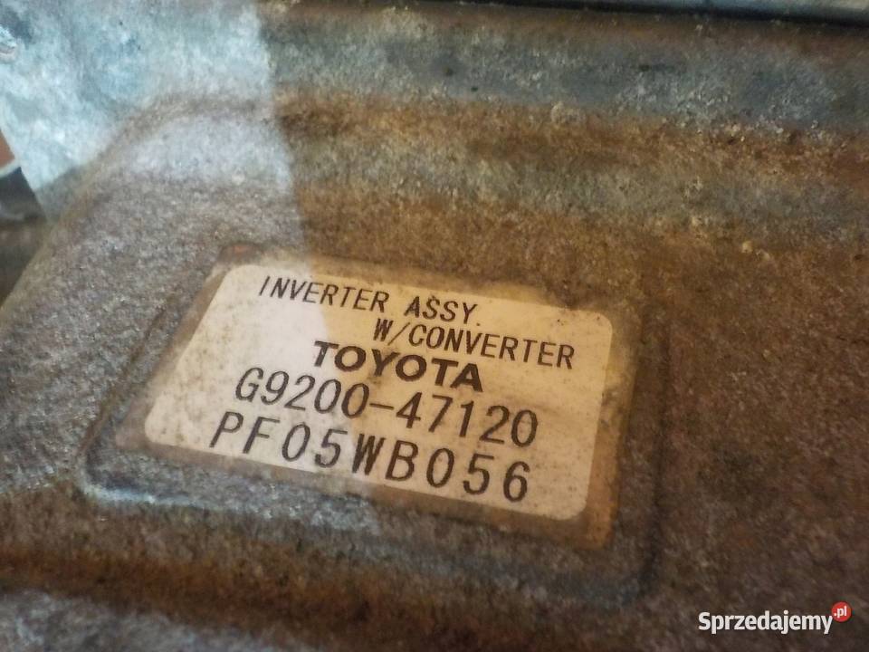 PRIUS II 15 B 08r 78 1NZFXE przetwornica Pompy podciśnieniowe mazowieckie Suków sprzedam