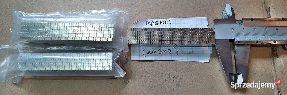 Magnes neodymowy 10x3x2 MPL N38 10 Ostrów Wielkopolski