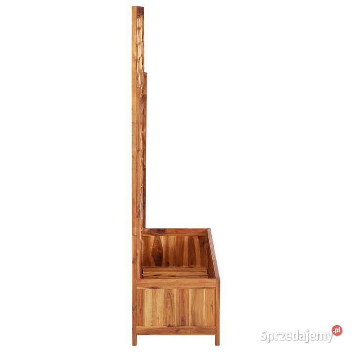 Podwyższona donica z trejażem 85x38x150 drewno Donice ogrodowe Warszawa