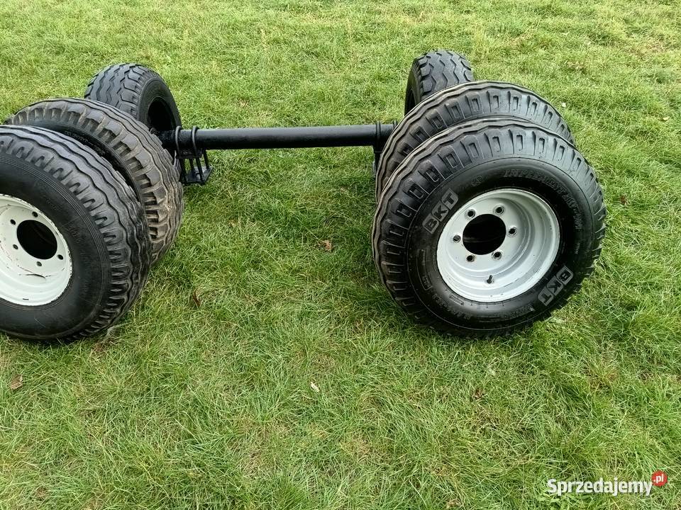 Sprzedam oś z kołami komplet i koła balonowe Serniawy-Kolonia
