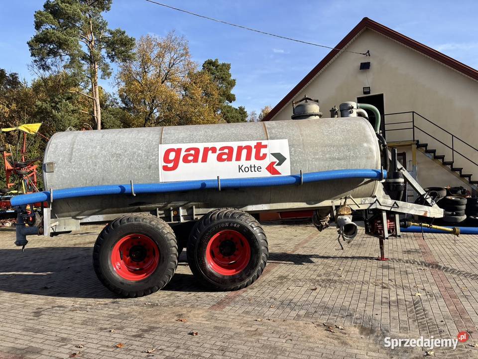 Beczkowóz 14000 litrów Kotte Garant beczka Myszyniec sprzedam