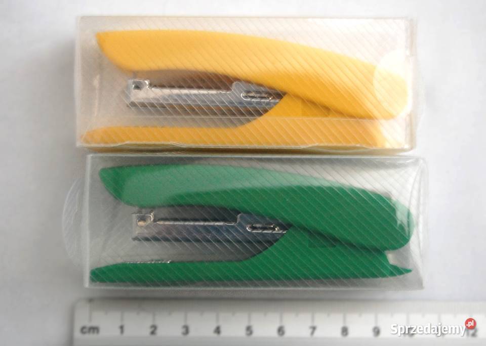 Nowy zszywacz biurowy Elin żółty zielony 2 Lublin