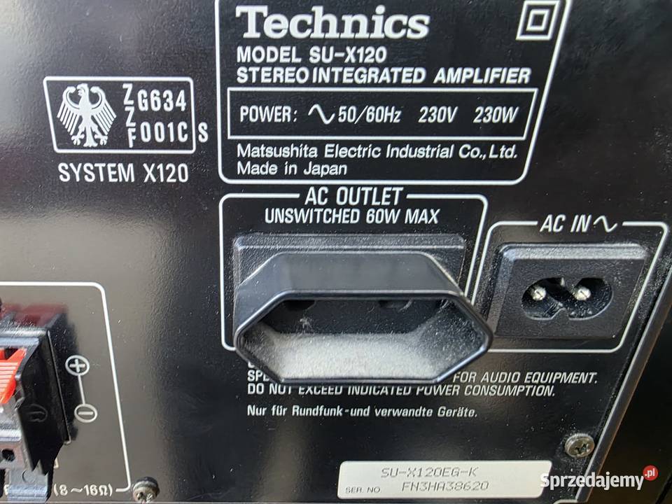 wzmacniacz technics sux120 midi pxscup stereo Chełm Śląski