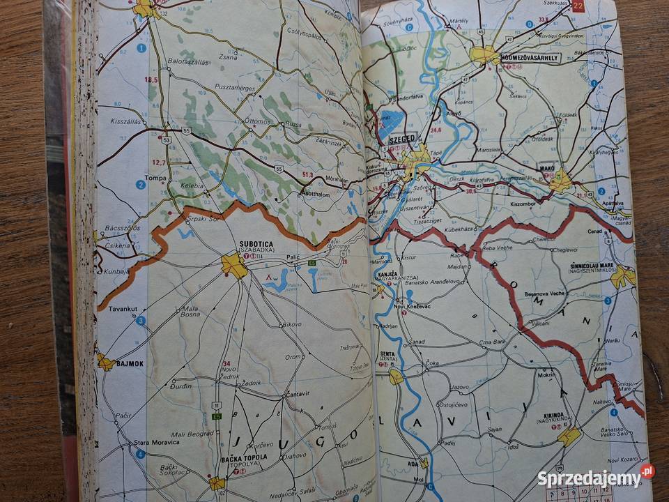 Road atlas of Hungary 1360 000 j ang niem franc małopolskie Kraków sprzedam