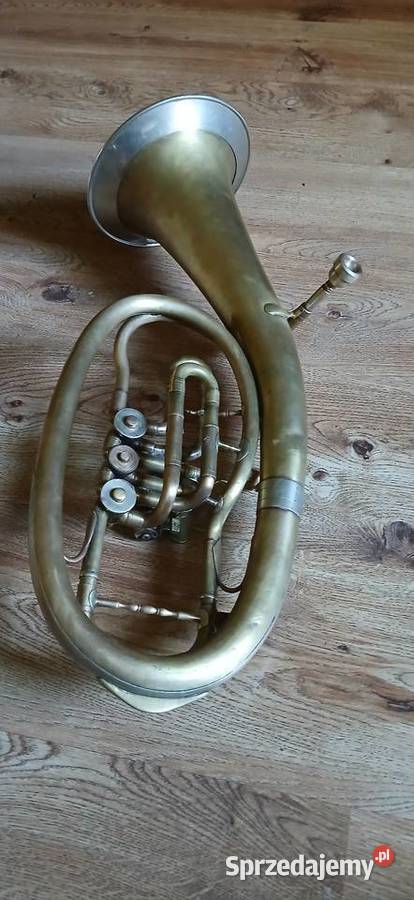 Stara mosiężna trąbka Kraków