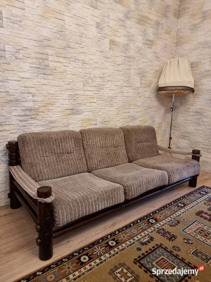 Sofa kanapa 321 zestaw wypoczynkowy bjrn 1975 tkanina wielkopolskie Poznań sprzedam