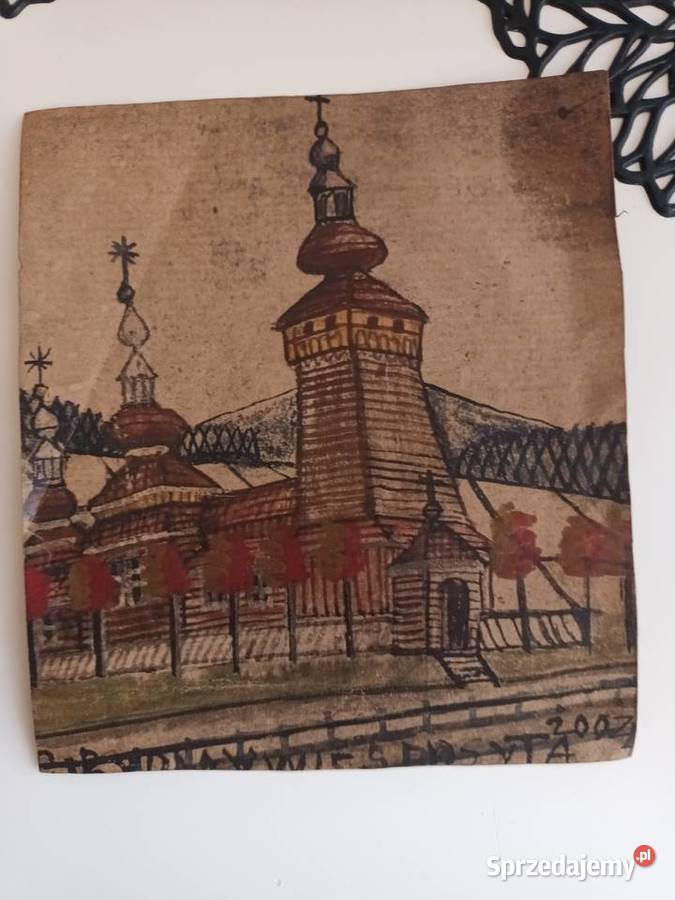 Mam do sprzedania stare akwarele Malbork