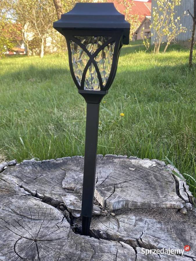 Duże domki solarne ogrodowe LED 4