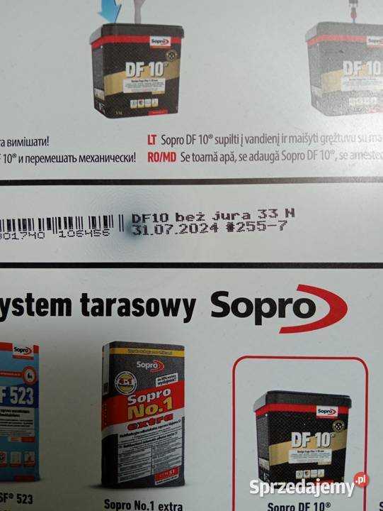 Fuga sporo DF10 Beż Jura 33 Gromin sprzedam