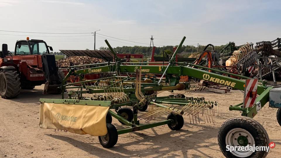 Zgrabiarka Krone Swadro 810 2008 r stan Zgrabiarki i przetrząsacze Baszków sprzedam