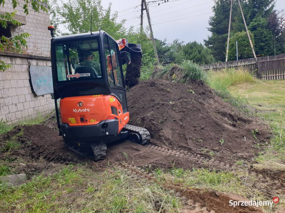 Usługi minikoparka roboty ziemne podlaskie Białystok