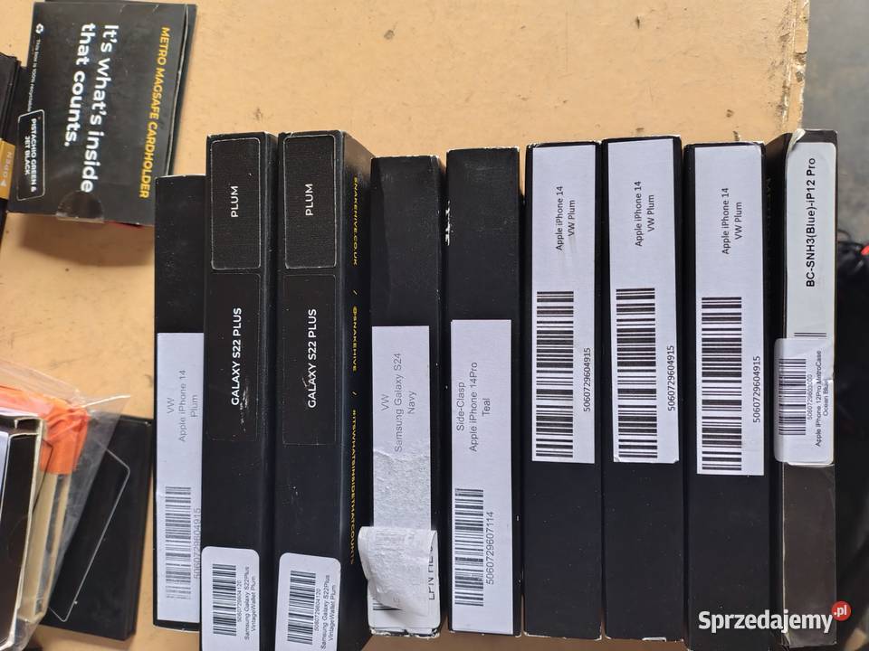 Skórzane etui na telefon Metro iPhone 131415 itp Części i akcesoria Zawiercie