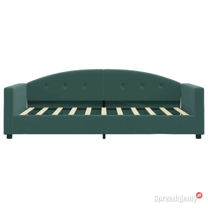 Sofa z funkcją spania ciemnozielona aksamitna mazowieckie