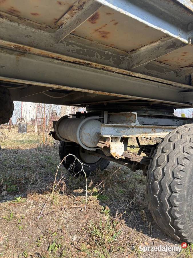 Przyczepa rolnicza AUTOSAN D732 1987r dolnośląskie Mokronos Dolny