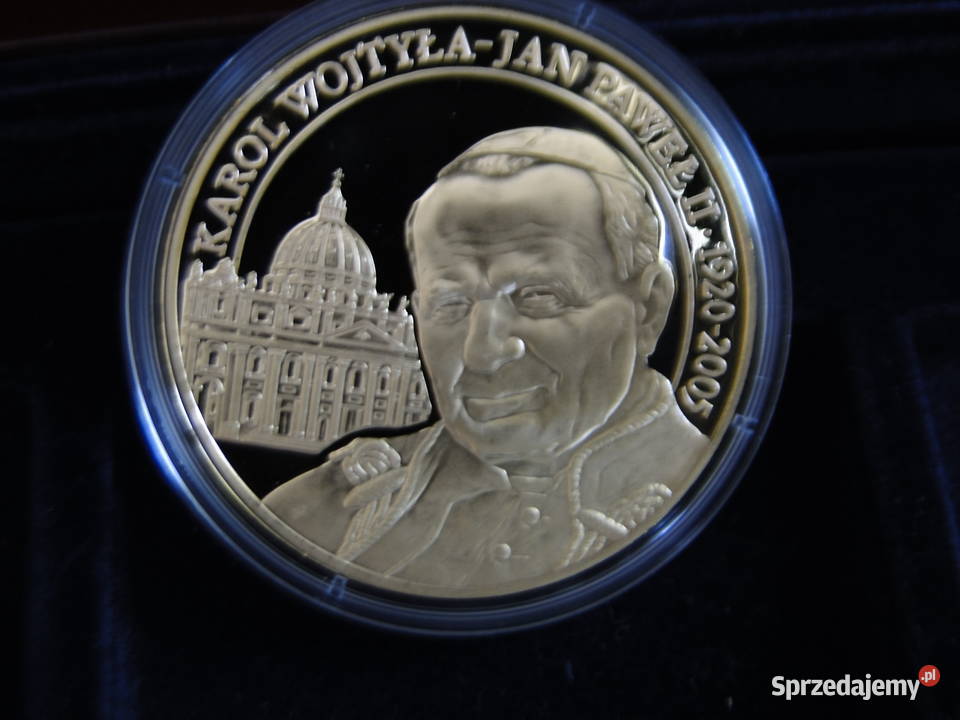 Medal kolekcjonerski pokryty 24 karat złotem Jan Warszawa sprzedam
