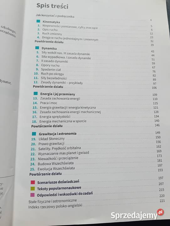 Fizyka 1 Liceum i technikum Zakr podstawowy WSiP wielkopolskie Koźminek