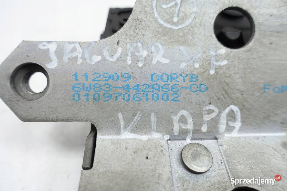 Jaguar XF sedan ZAMEK TYLNEJ KLAPY tył BAGAŻNIKA Rudka