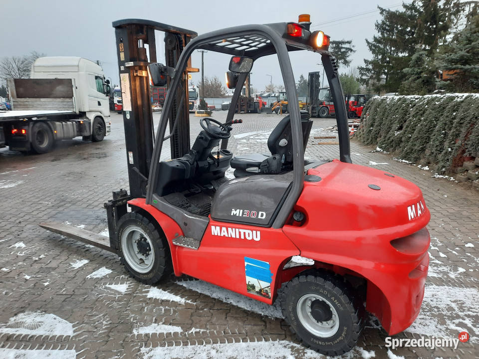 Wózek widłowy spalinowy MANITOU MI30D UDT 2016 r Manitou Rudolfowo