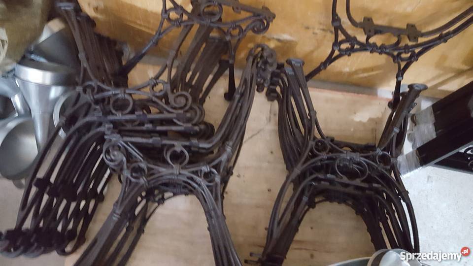 Nogi Noga do ławki ogrodowej z profilu STAL Wieliczka