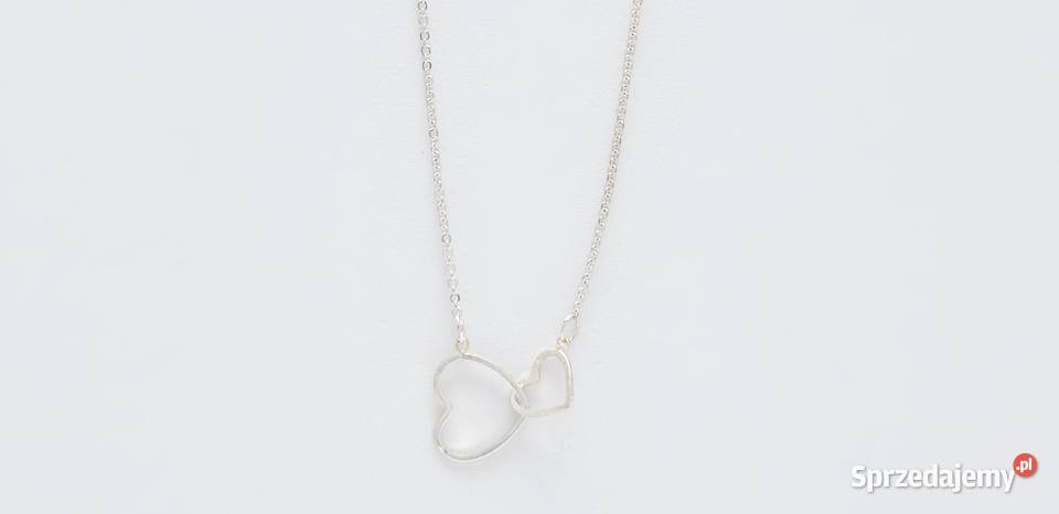 sinsay YI981SLV naszyjnik z sercami