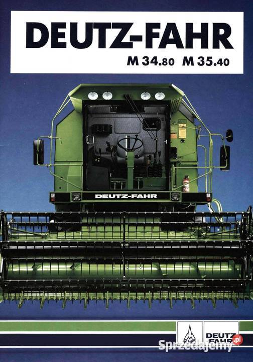 Deutz Fahr M3540 M3480 Instrukcja obsługi Szamotuły
