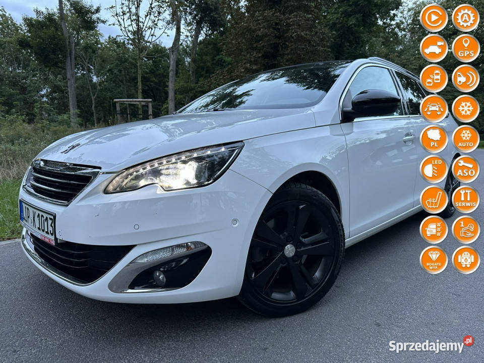 Peugeot 308 SW II 20 HDi 150 Panorama Automat czujnik martwego pola Józefkowo