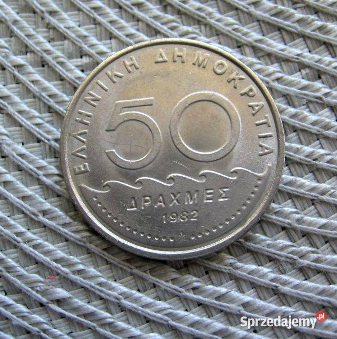 Grecja 50 Drachma 1982r Kalisz sprzedam