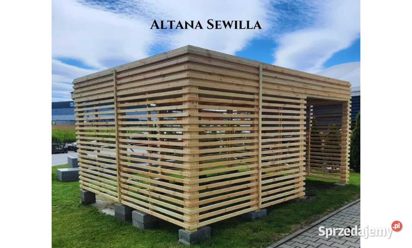 Altana drewniana nowoczesna Sewilla Szybka Łódź