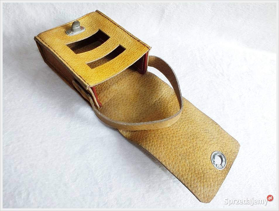 Stare skórzane etui na małe radio kieszonkowe lubuskie Żary