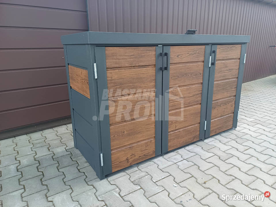 Zabudowa koszy na śmieci wiata śmietnikowa Ostrowiec Świętokrzyski