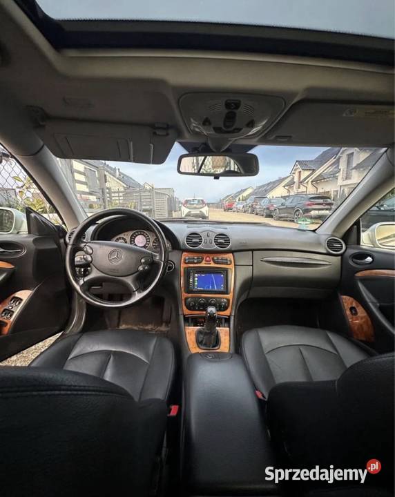Mercedes benz w209 CLK 18 kompresor skórzana tapicerka Szczecin
