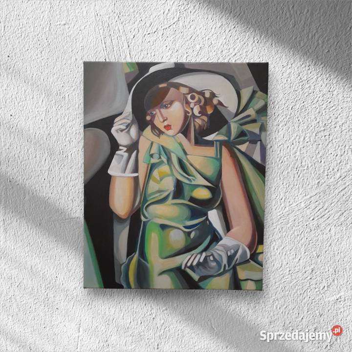 Tamara Łempicka Kobieta w kapeluszu Malarstwo
