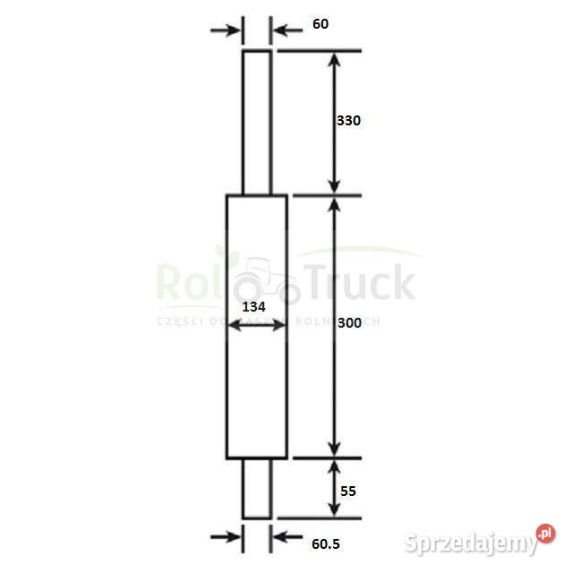 TŁUMIK WYDECHOWY CASE 529365R91 Kolno