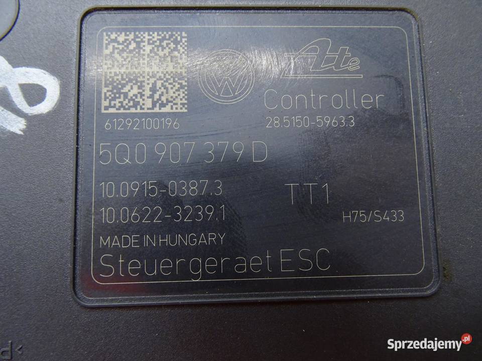 POMPA HAMULCOWA ABS 5Q0907379D 5Q0614517C 20 TDI