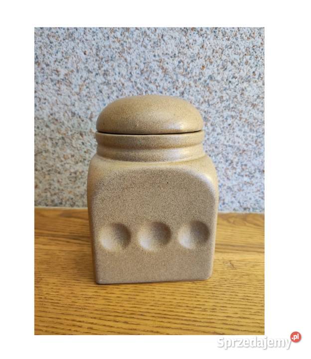 Bolesławiec PRL Wolanin kamionkowy pojemnik sprzedam